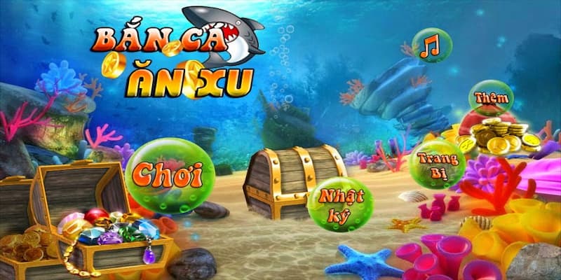 Game bắn cá 3D Theo dõi kỹ đường đi của cá